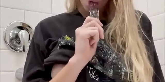 bathroom,big ass,big tits,blonde,busty blonde,dildo,masturbation,sex,toys