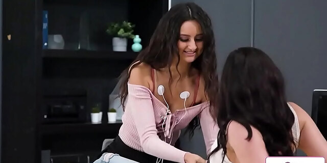 brunette,fingering,friends,latina,lesbian,lingerie,masturbation,oral,pussy,shaved,shaved pussy,small tits