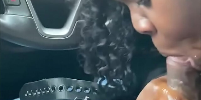 black,blowjob,car