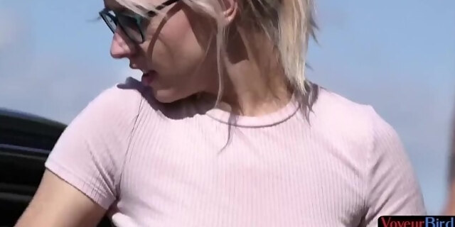 boyfriend,british,car,femdom,fetish,outdoor,small tits,tease,teen,voyeur,watching