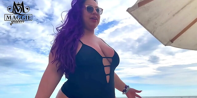 bbw,beach,big ass,big tits,blowjob,boobs,colombian,cum,cumshot,curvy,latina,natural tits,outdoor,pov,public