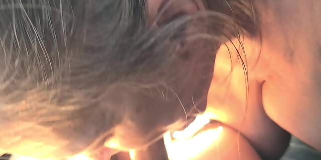 big tits,blowjob,granny,outdoor