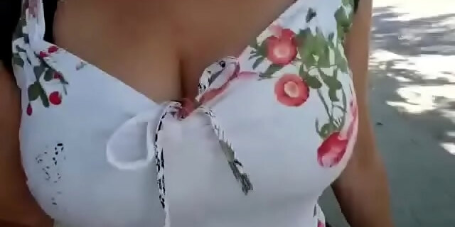 boobs,latina,outdoor,public,spanish,sport