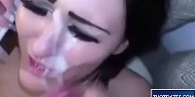 amateur,big cock,blowjob,brunette,couple,cumshot,exhibitionist,facial,german,homemade,pov