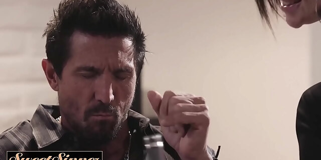 blowjob,brunette,creampie,deepthroat,juicy,lingerie,mature,milf,rough